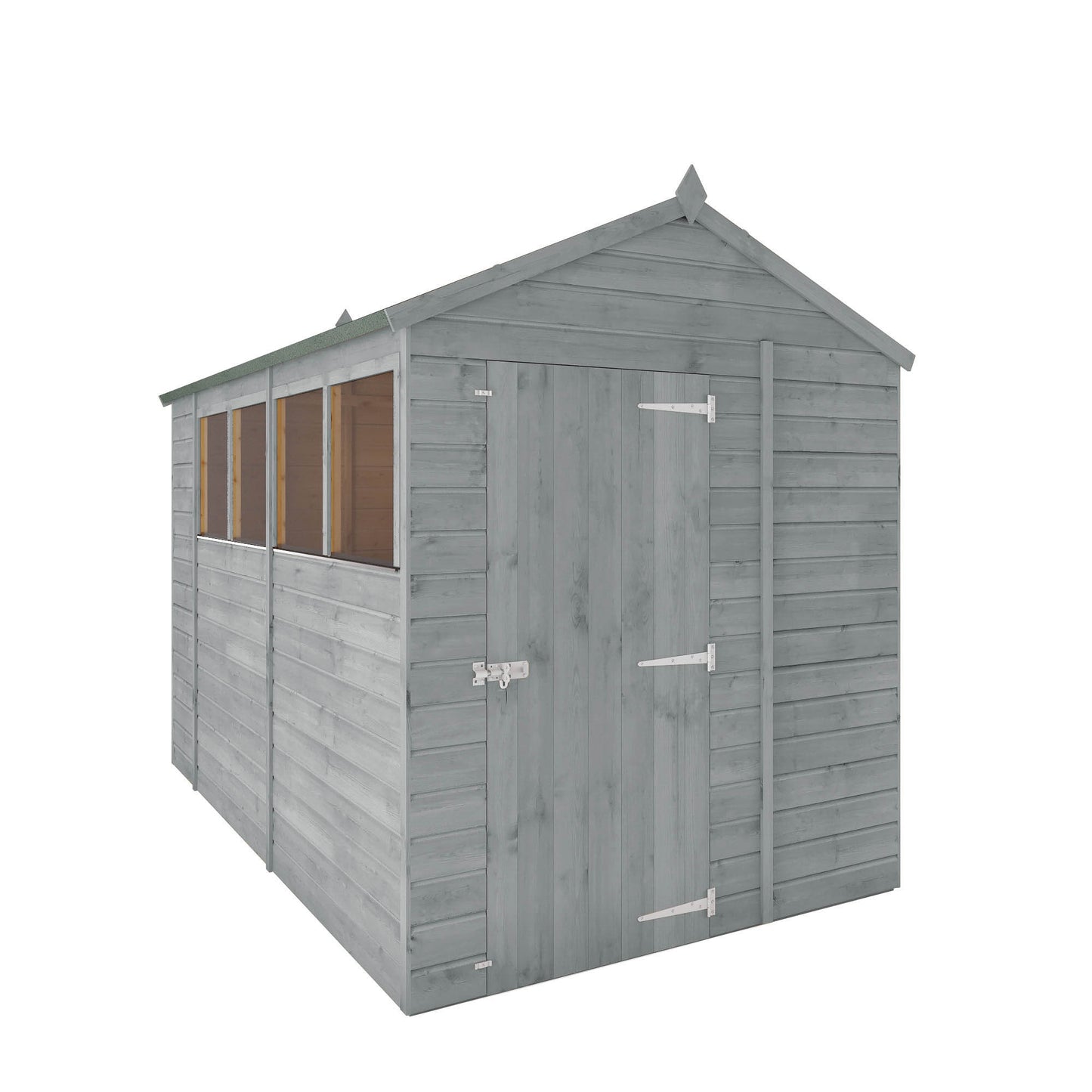 10 x 6 Ready Painted Shiplap Apex Wooden Shed
