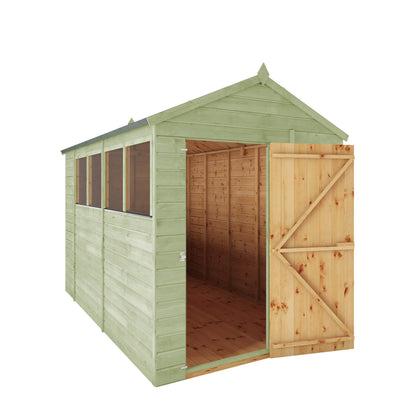 10 x 6 Ready Painted Shiplap Apex Wooden Shed