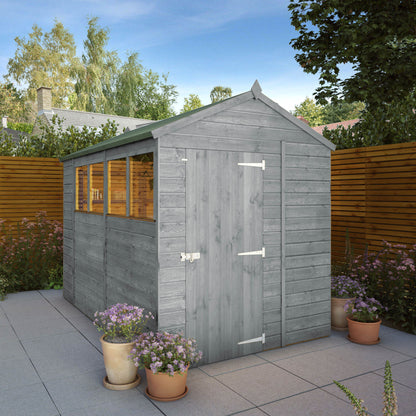 10 x 6 Ready Painted Shiplap Apex Wooden Shed