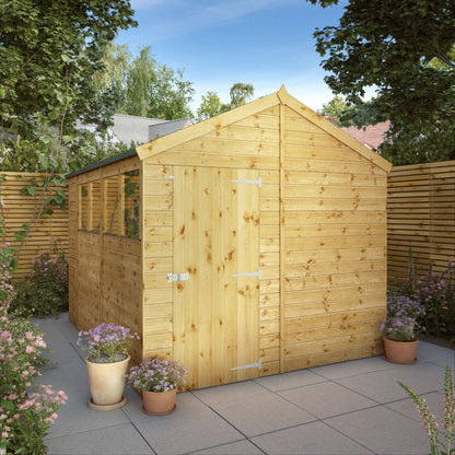 10 x 8 Shiplap Apex Wooden Garden Shed