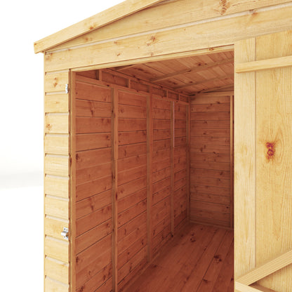 8 x 4 Modular Shiplap Pent Windowless Wooden Shed