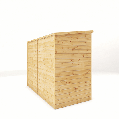 8 x 4 Modular Shiplap Pent Windowless Wooden Shed