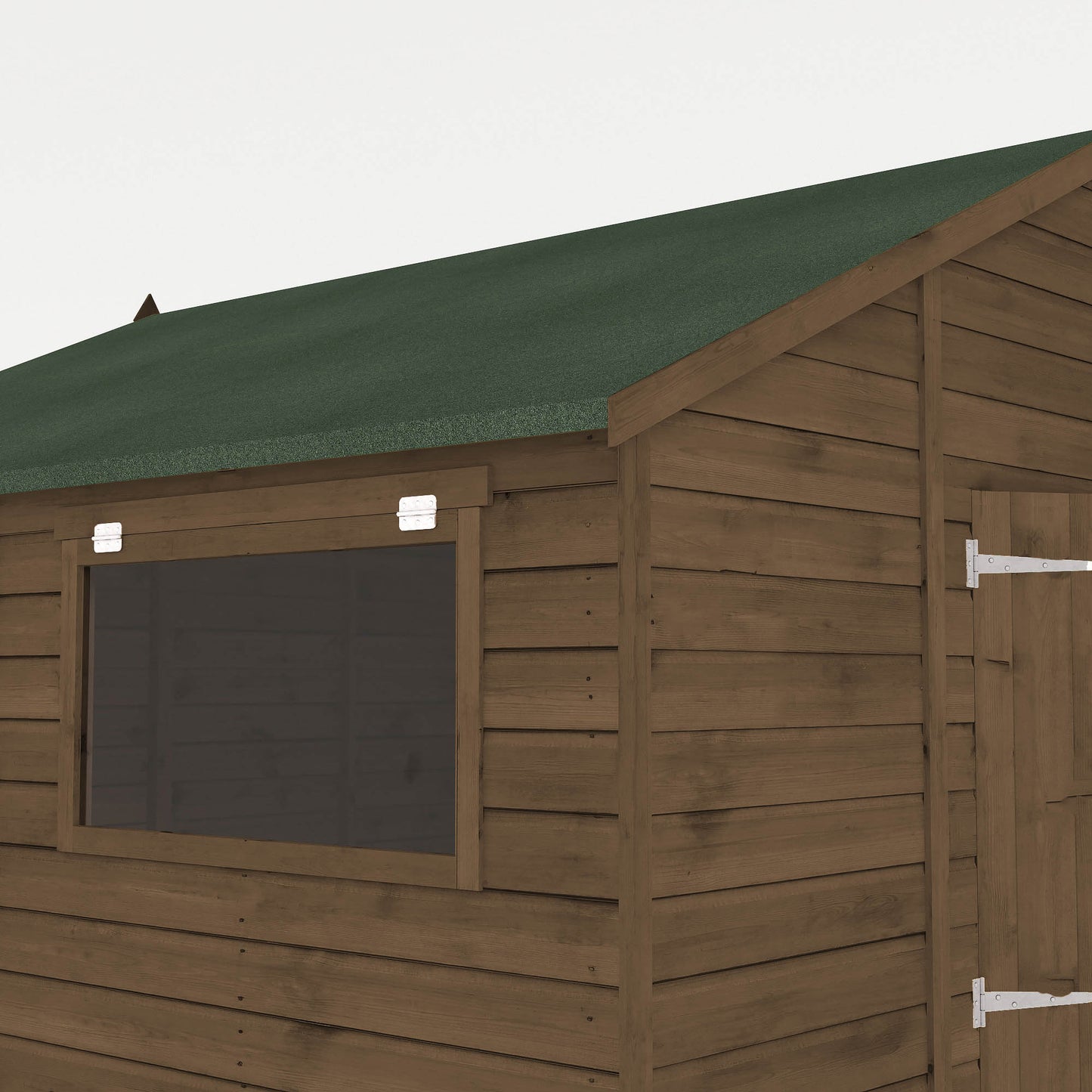 10 x 10 Ready Painted Premium Shiplap Apex Workshop