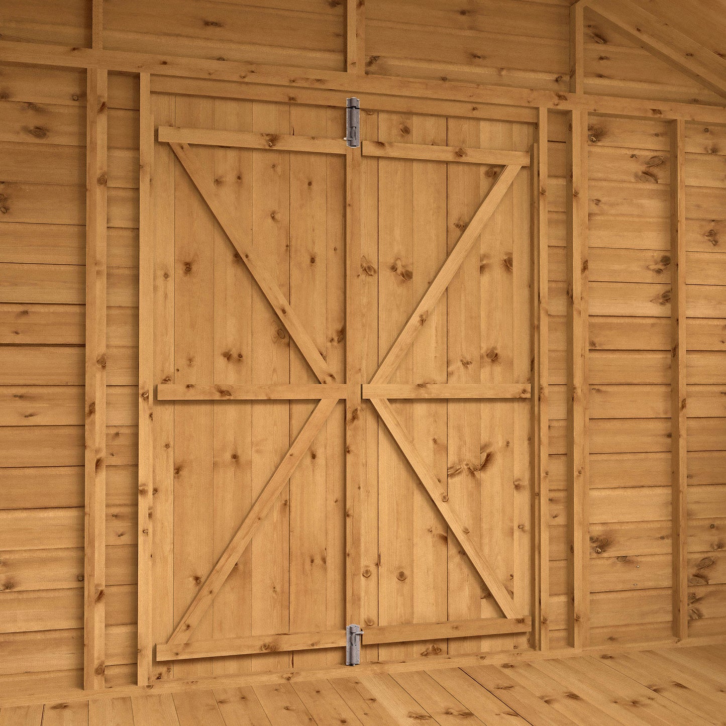 10 x 10 Ready Painted Premium Shiplap Apex Workshop
