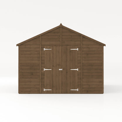 10 x 10 Ready Painted Premium Shiplap Apex Workshop