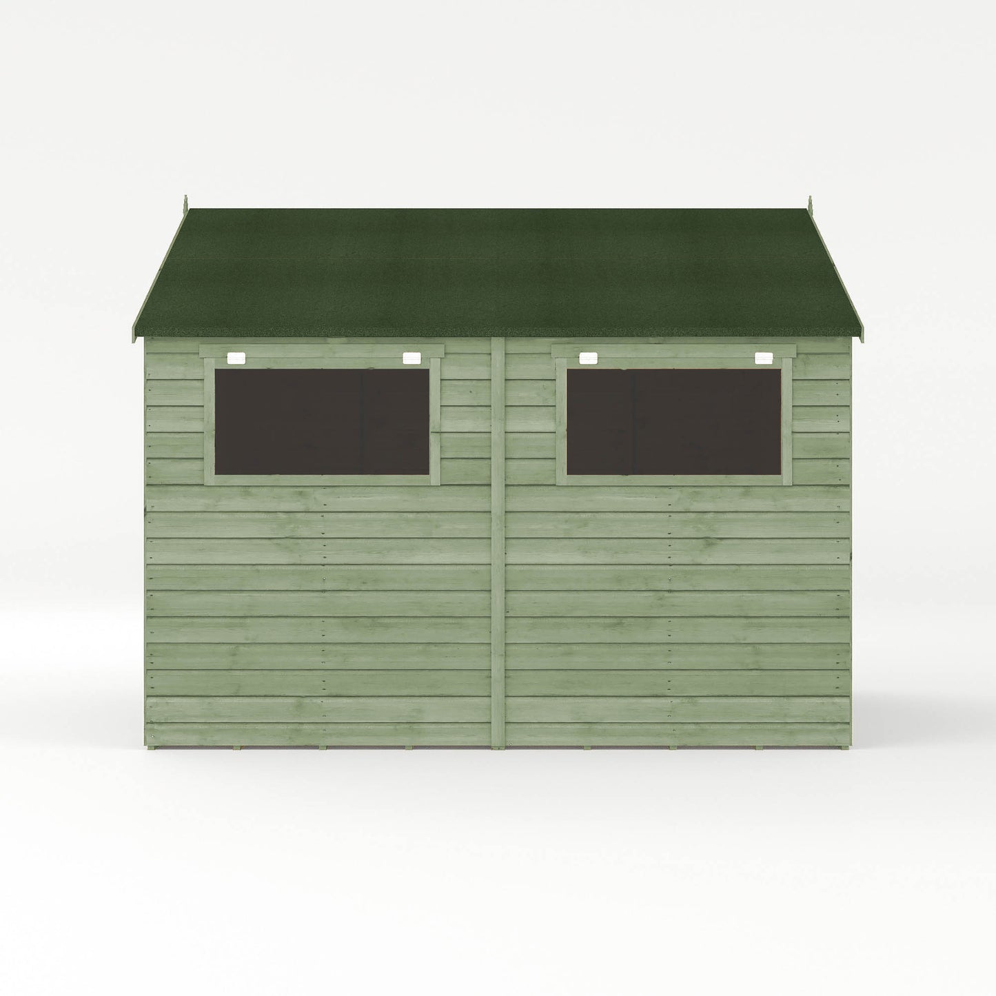 10 x 10 Ready Painted Premium Shiplap Apex Workshop