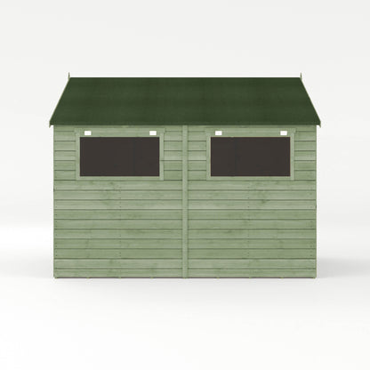 10 x 10 Ready Painted Premium Shiplap Apex Workshop
