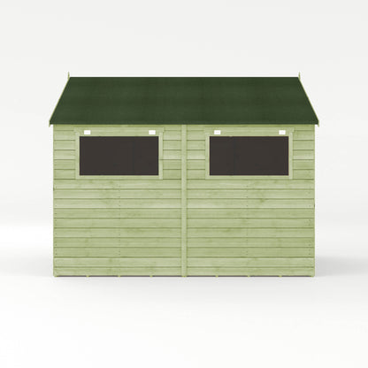 10 x 10 Ready Painted Premium Shiplap Apex Workshop