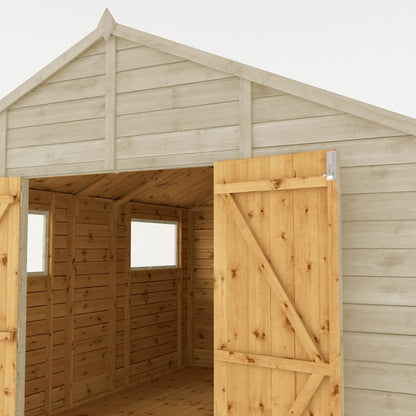 12 x 10 Ready Painted Premium Shiplap Apex Workshop