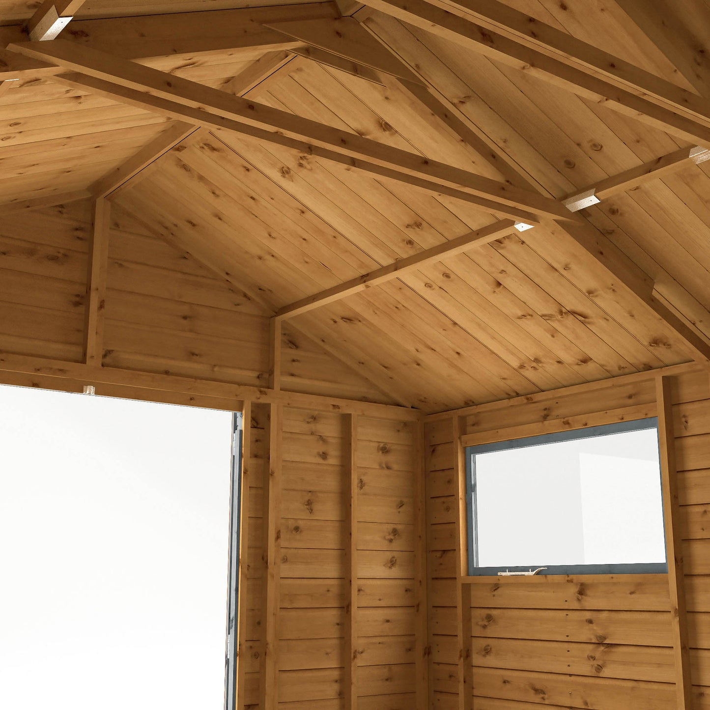 12 x 10 Ready Painted Premium Shiplap Apex Workshop