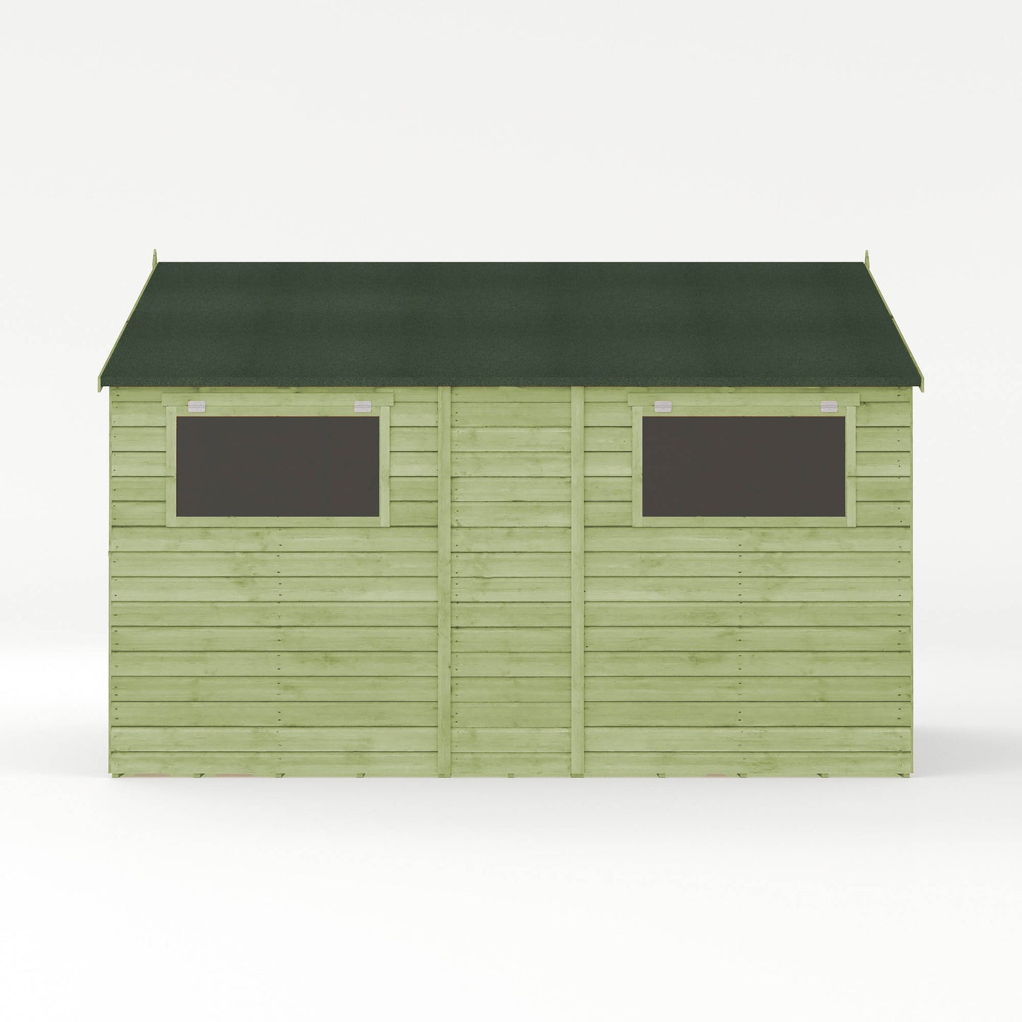 12 x 10 Ready Painted Premium Shiplap Apex Workshop