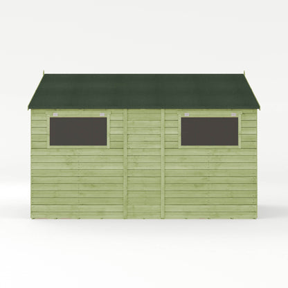 12 x 10 Ready Painted Premium Shiplap Apex Workshop