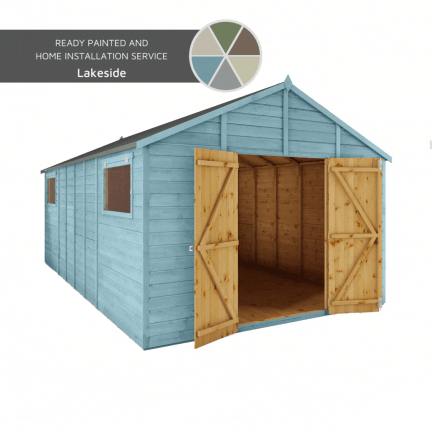 18 x 10 Premium Shiplap Apex Workshop