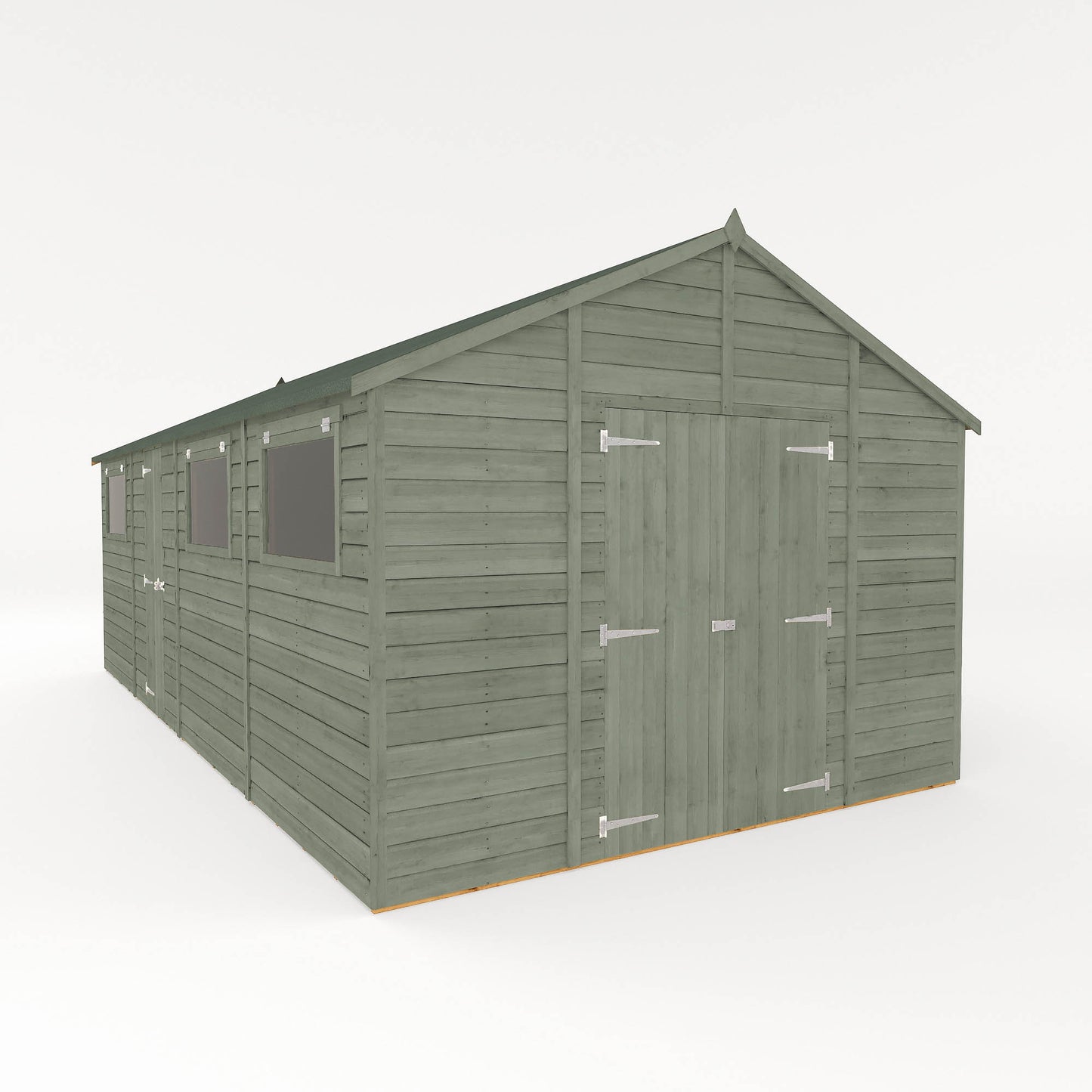 20 x 10 Ready Painted Premium Shiplap Apex Workshop