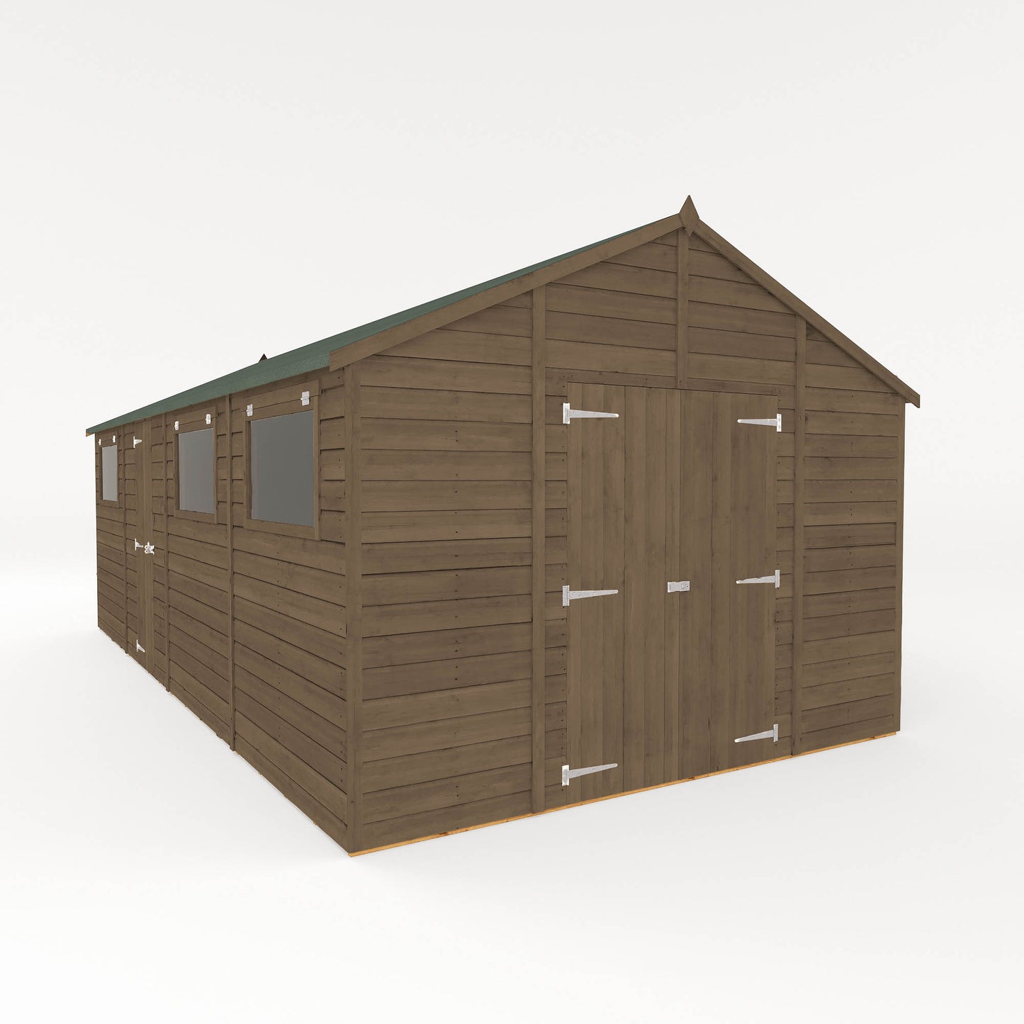 20 x 10 Ready Painted Premium Shiplap Apex Workshop