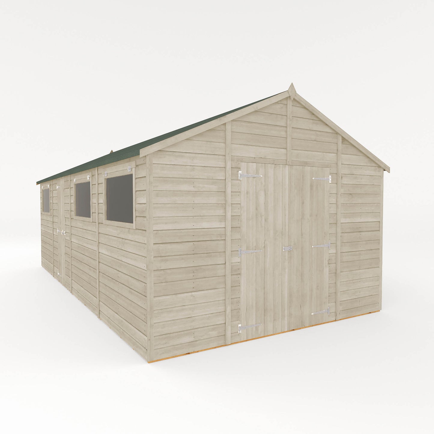20 x 10 Ready Painted Premium Shiplap Apex Workshop