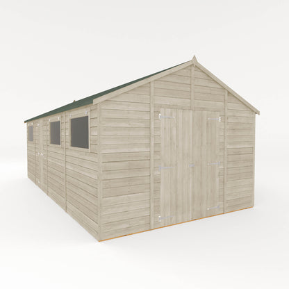 20 x 10 Ready Painted Premium Shiplap Apex Workshop