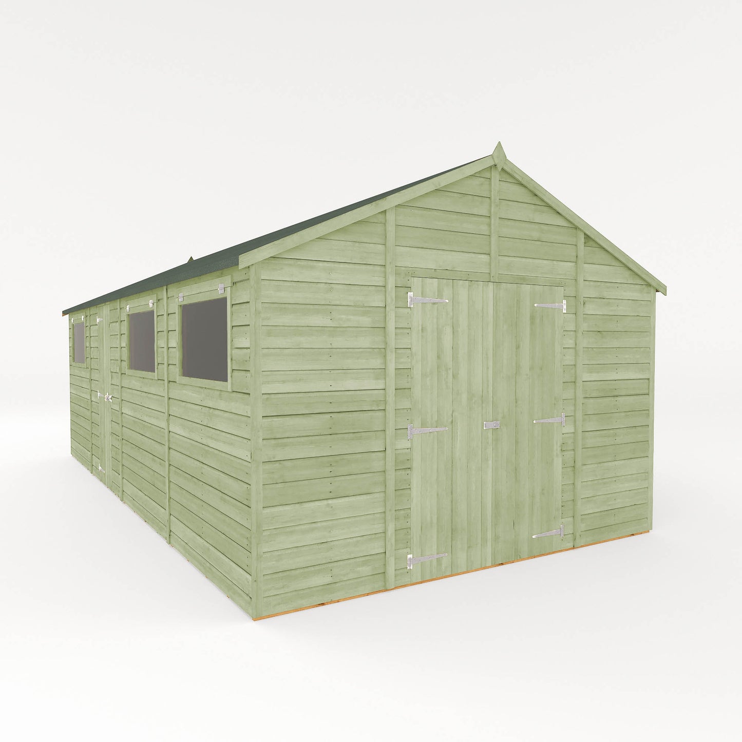 20 x 10 Ready Painted Premium Shiplap Apex Workshop