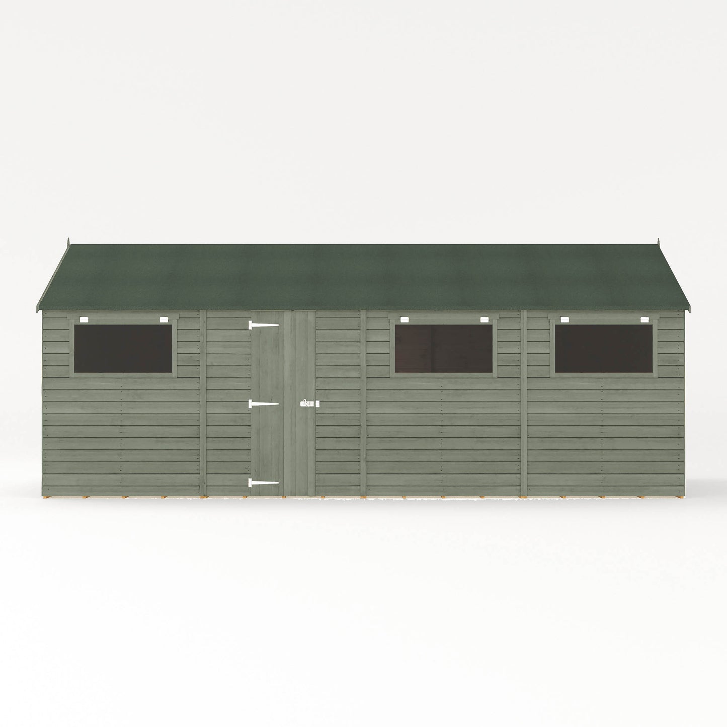 20 x 10 Ready Painted Premium Shiplap Apex Workshop
