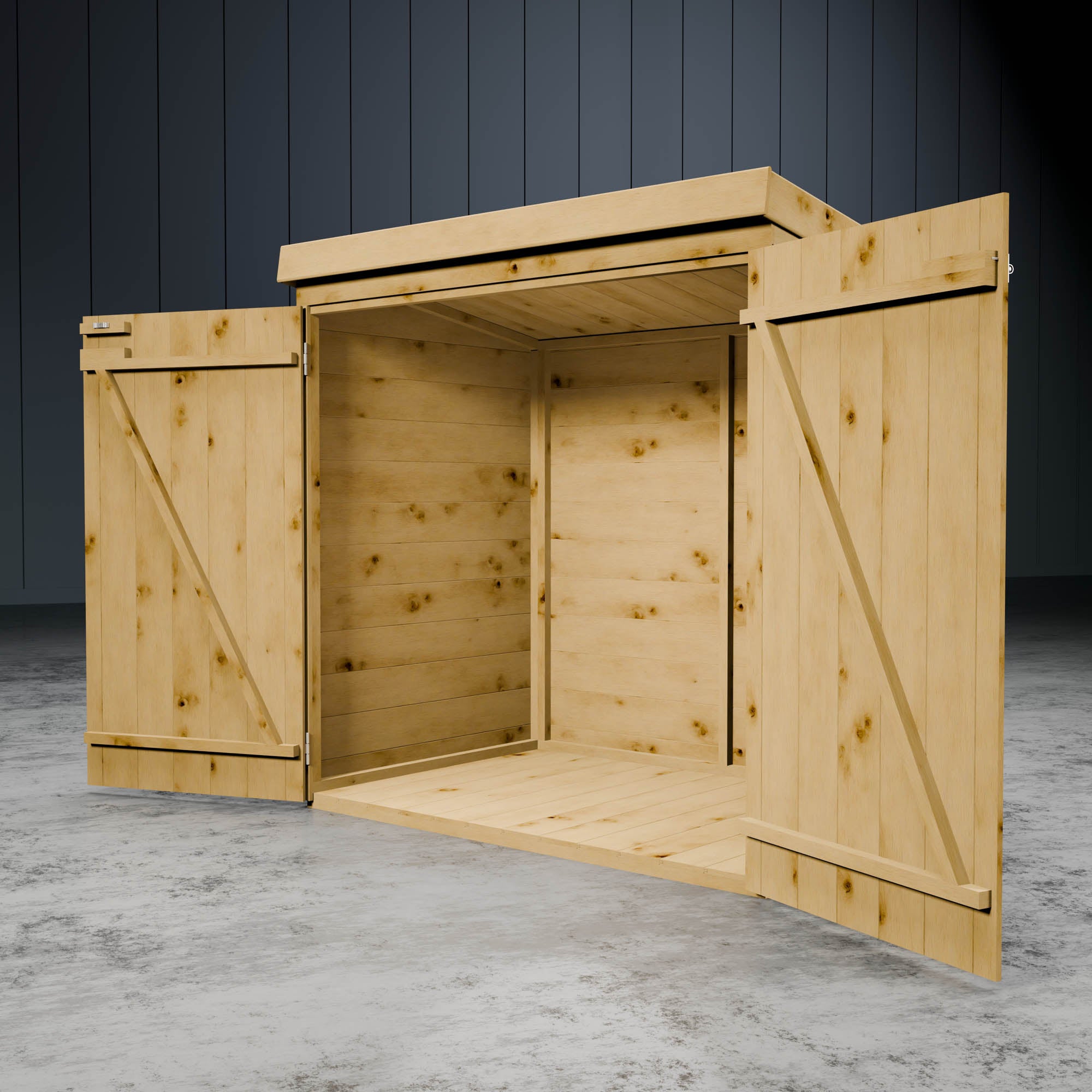 3 x 5 Tongue & Groove Pent Mower Store