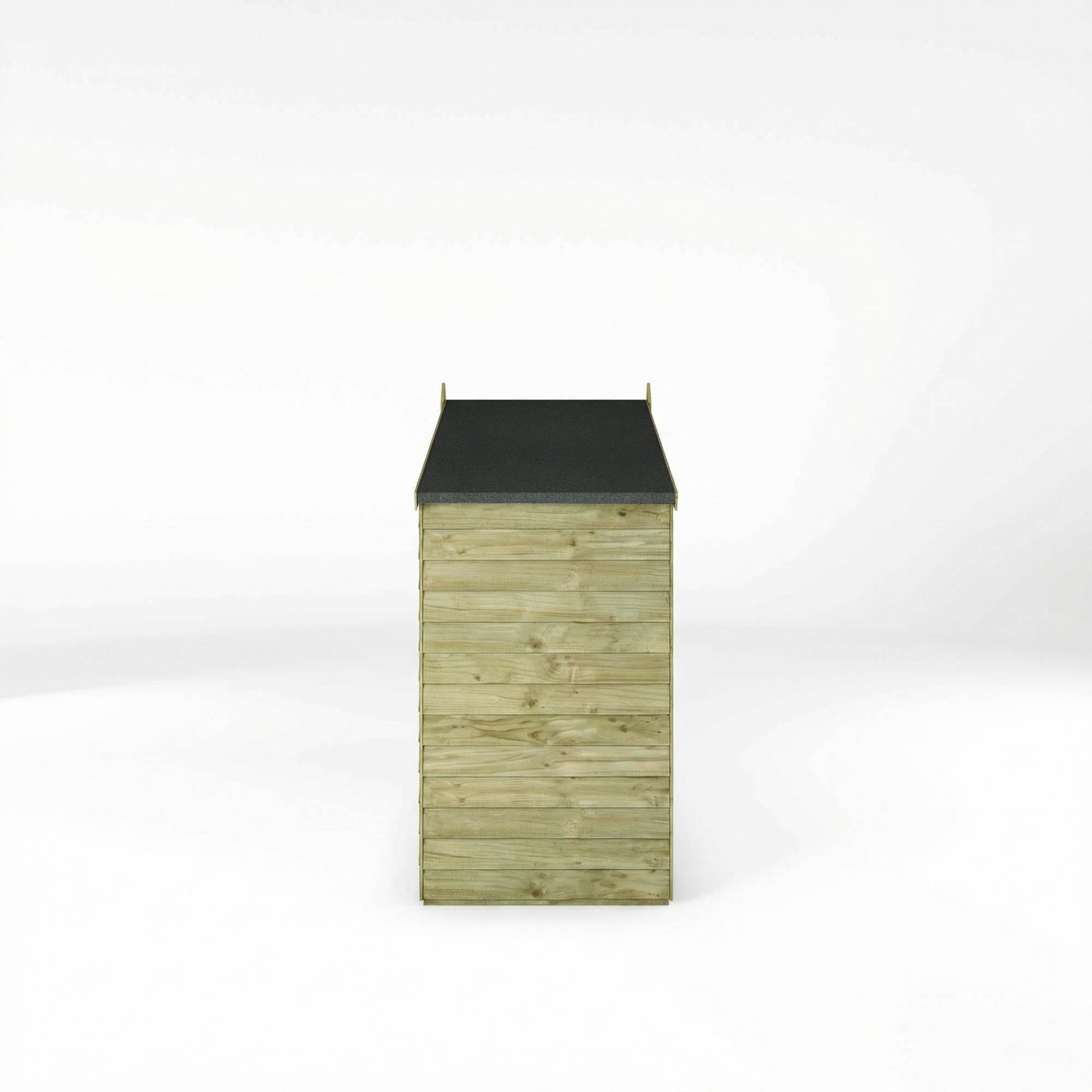 7 x 3 Value Overlap Double Door Apex Wooden Bike Shed