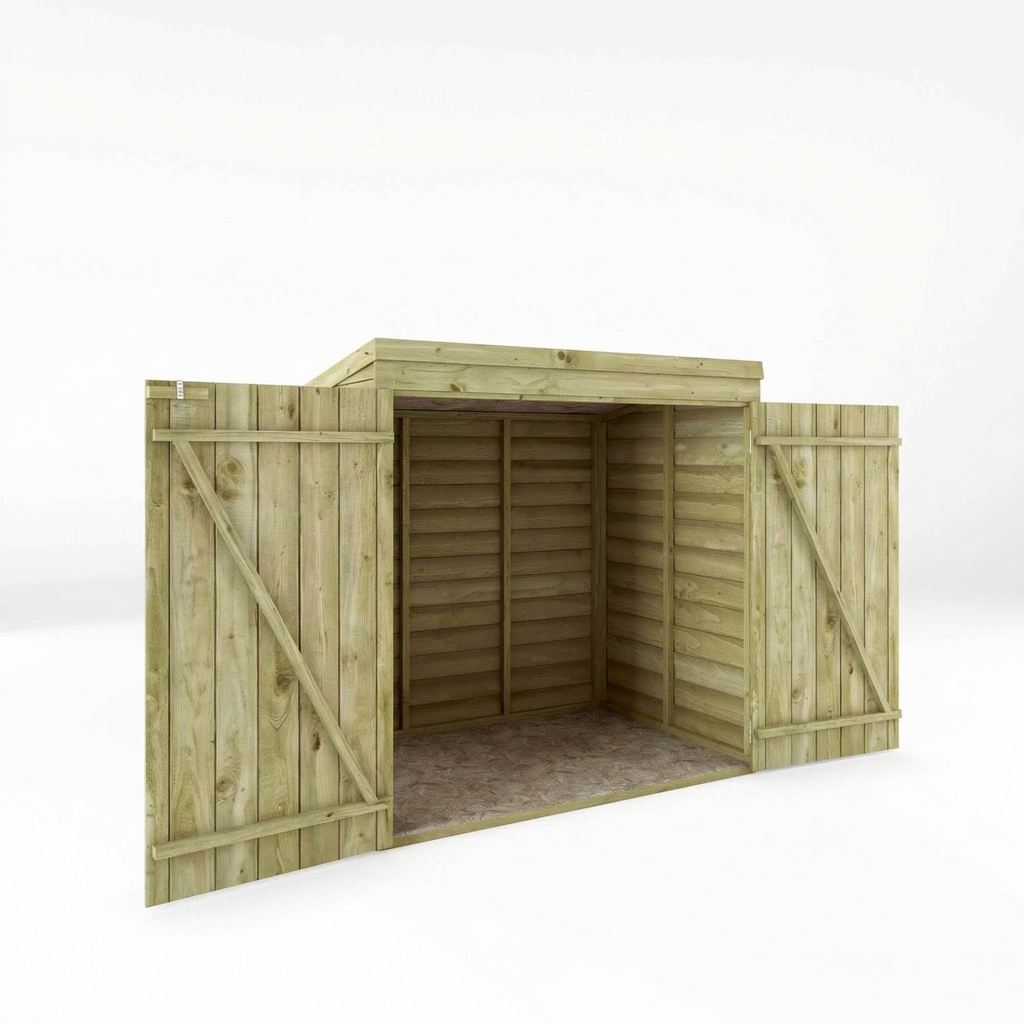 STORE'S 5 x 3 Overlap Double Door Wooden Garden Mower Store – Waltons