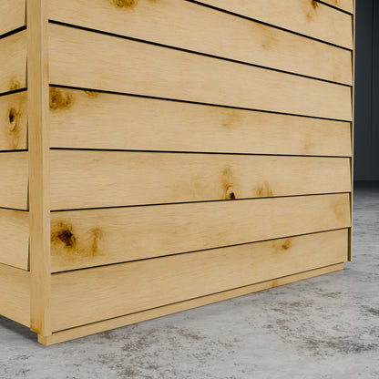 3 x 6 Value Overlap Double Door Pent Bike Shed