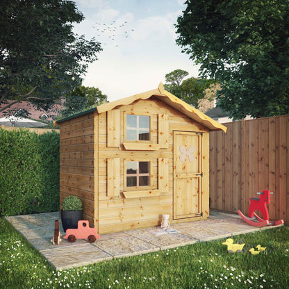 7 x 5 Snowdrop Wooden Playhouse with Loft