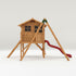 Poppy Tower Wooden Playhouse with Activity Centre
