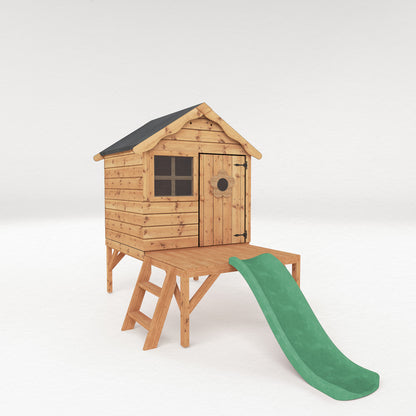 4ft x 4ft Snug Tower and Slide Playhouse Waltons