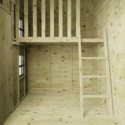 7 x 5 Snowdrop Wooden Playhouse with Loft