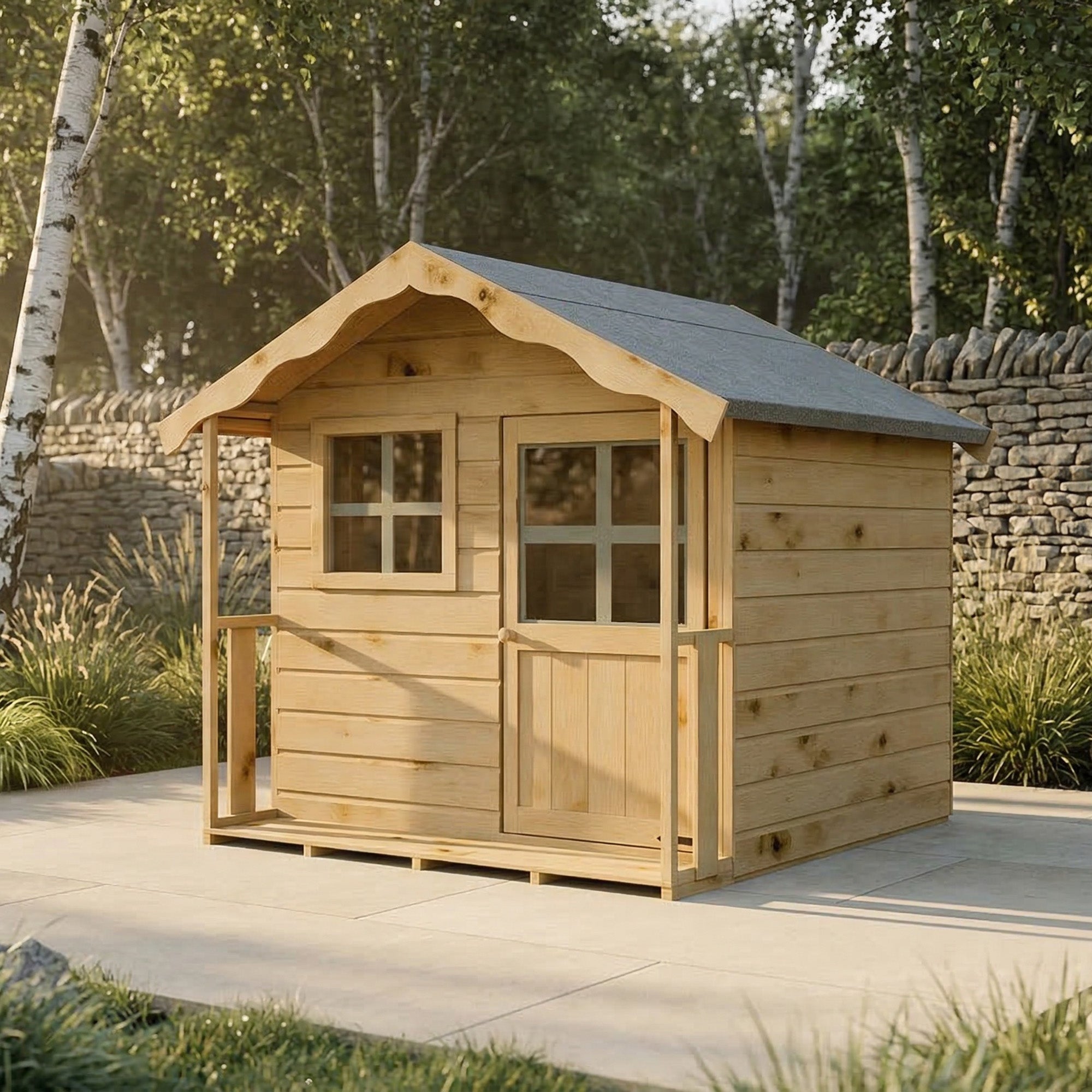 5 x 5 Poppy Wooden Playhouse