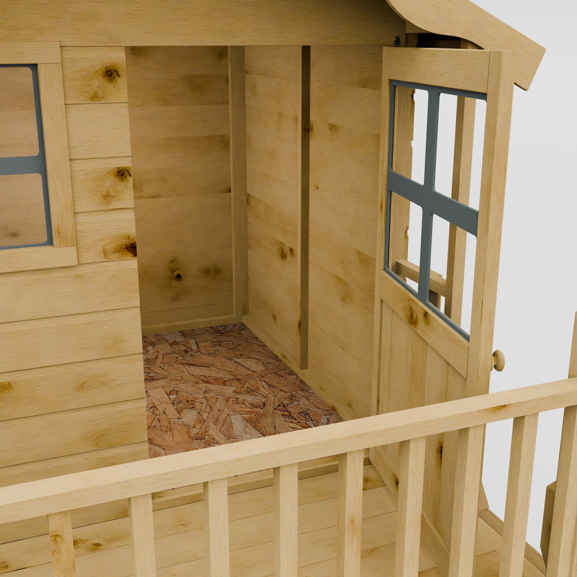 Poppy Tower Wooden Playhouse