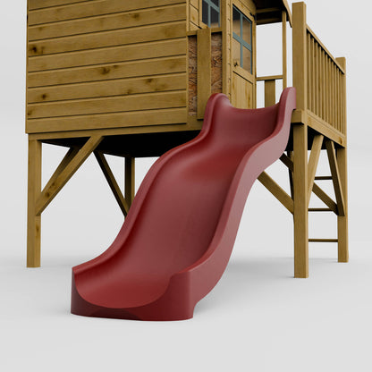 Poppy Tower Wooden Playhouse with Slide