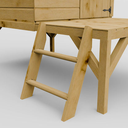 Snug Tower Wooden Playhouse with Slide