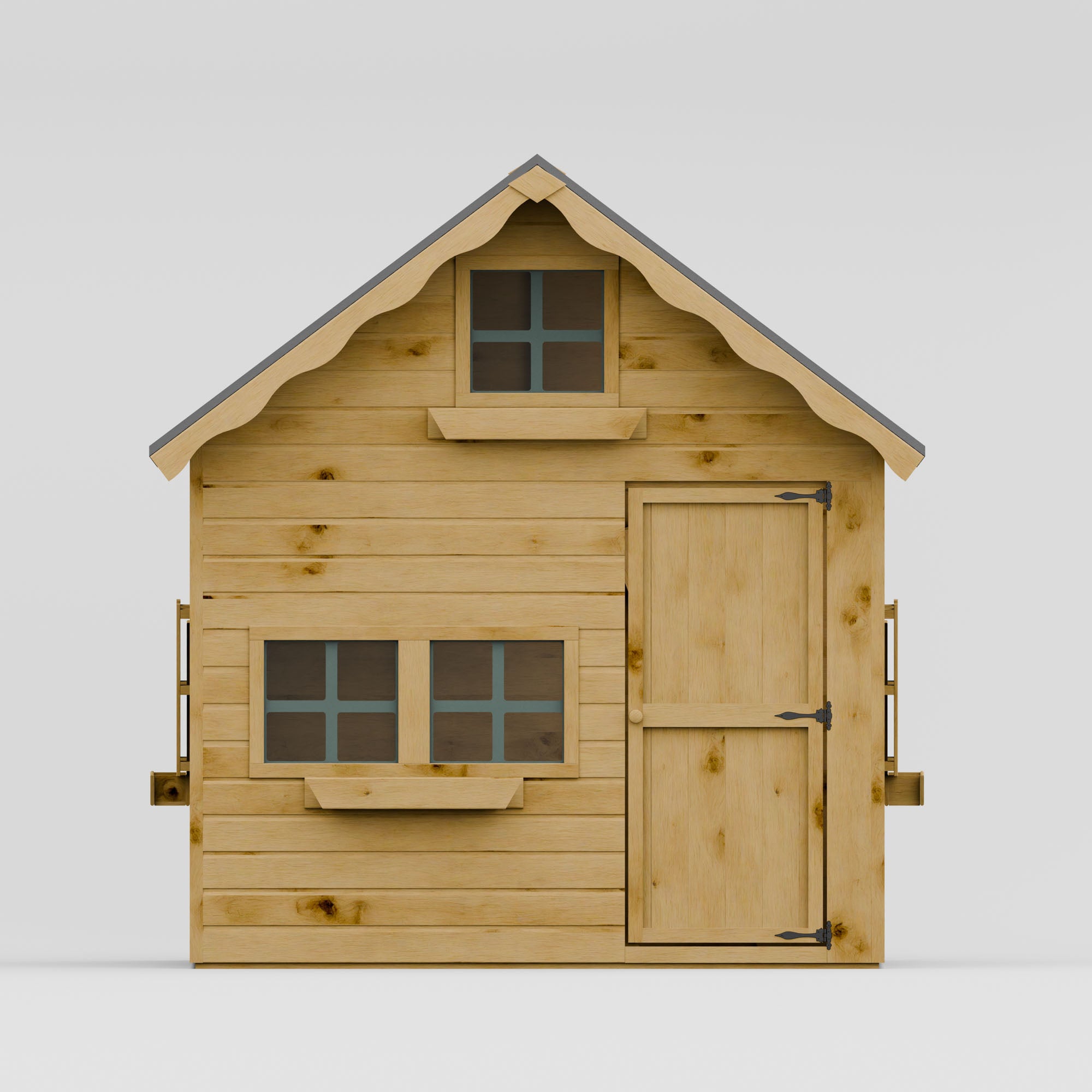 7 x 5 Double Storey Swiss Cottage Playhouse