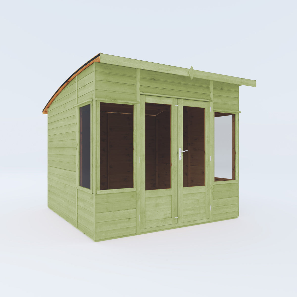 Refurbished Olive Tree 8 x 8 Helios Summerhouse
