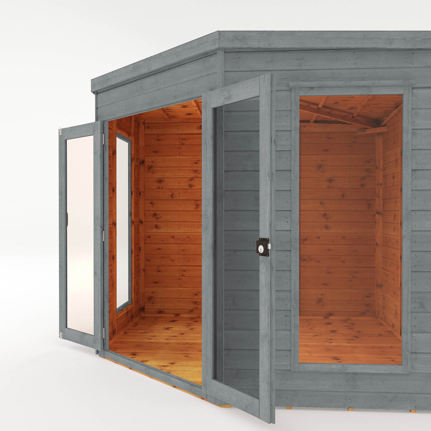 8 x 8 Ready Painted Corner Summerhouse