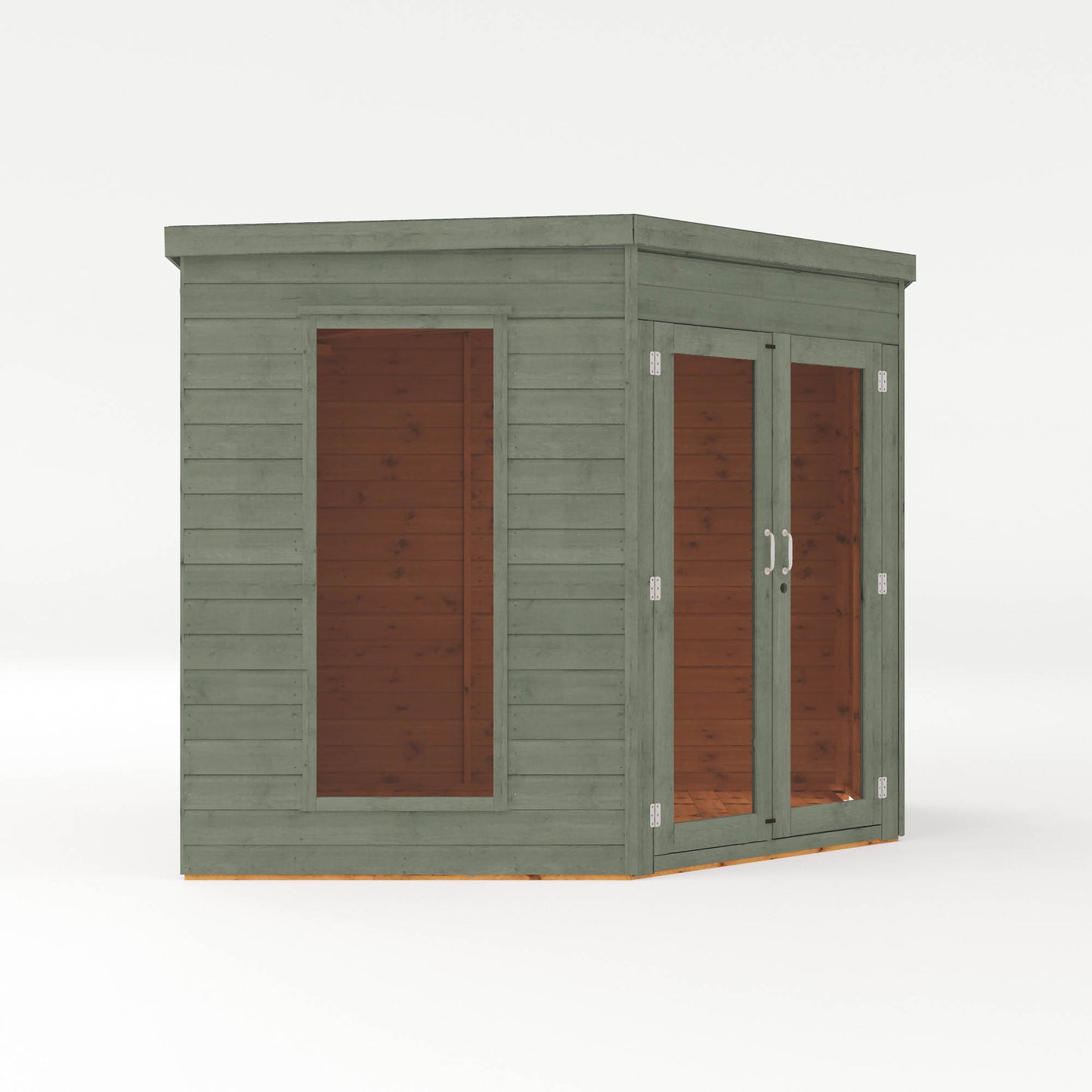 8 x 8 Ready Painted Corner Summerhouse