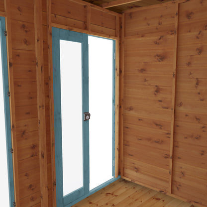 8 x 6 Ready Painted Maine Summerhouse