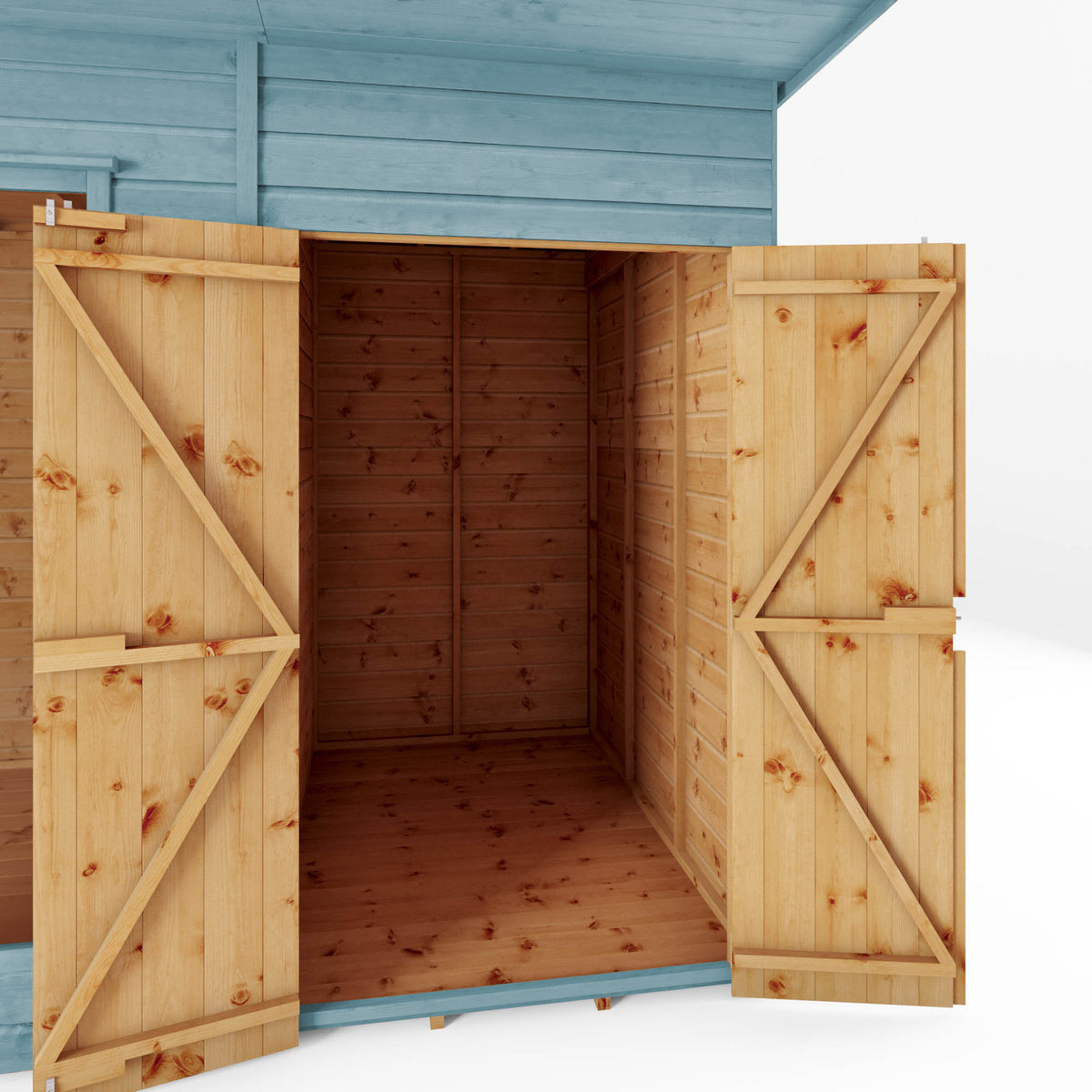 Refurbished Lakeside 12 x 6 Maine Summerhouse with Right Side Shed