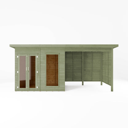 Refurbished Olive Tree 16 x 6 Maine Summerhouse with Patio Area