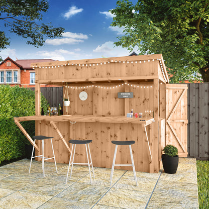 9 x 4 Premium Pressure Treated Garden Bar + Shutter pack