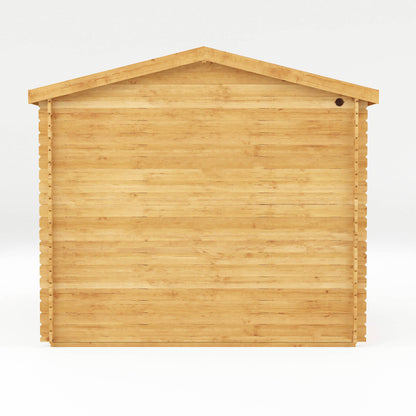 The Goldcrest 5m x 3m Log Cabin with Side Shed