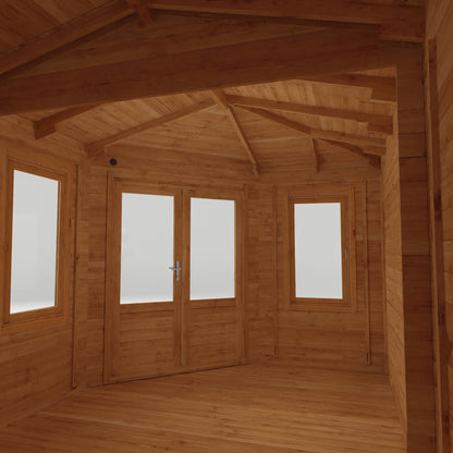 The Goldcrest 5m x 3m Log Cabin