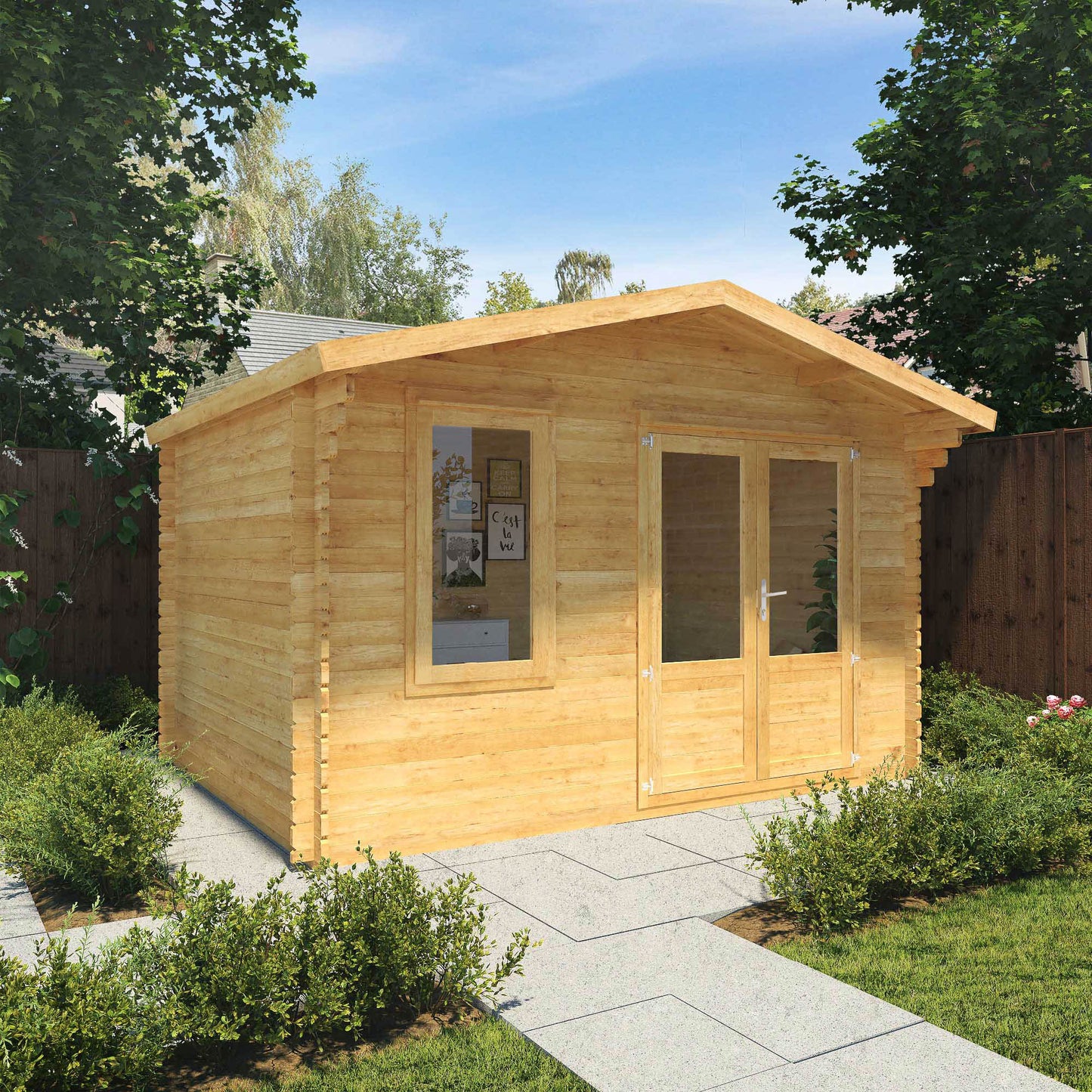 The 4m x 3m Sparrow Log Cabin