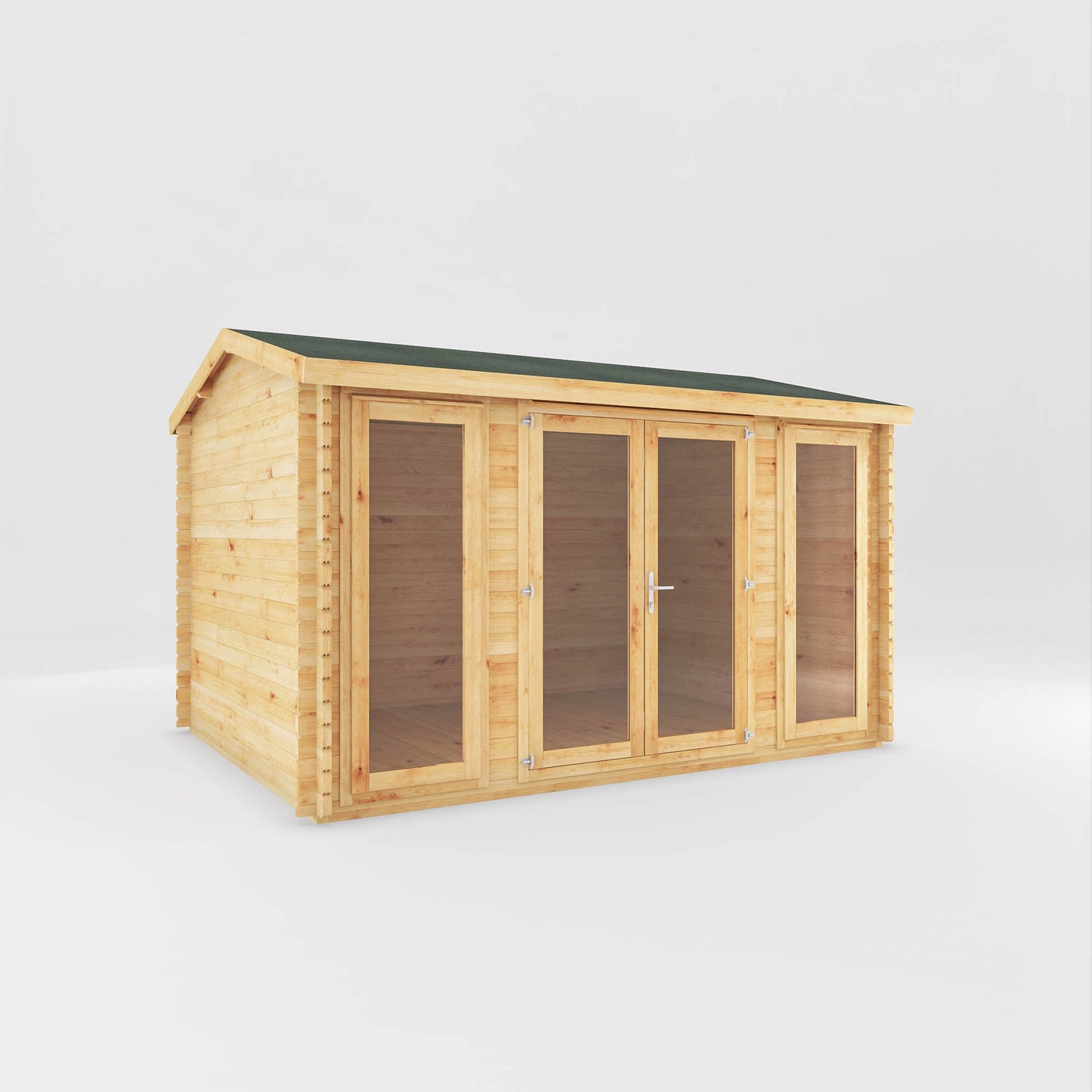 The 4m x 3m Dove Log Cabin