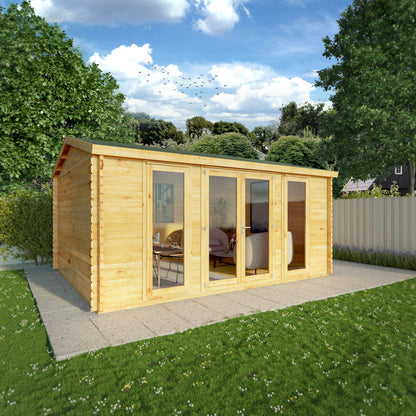 The Dove 5m x 4m Log Cabin