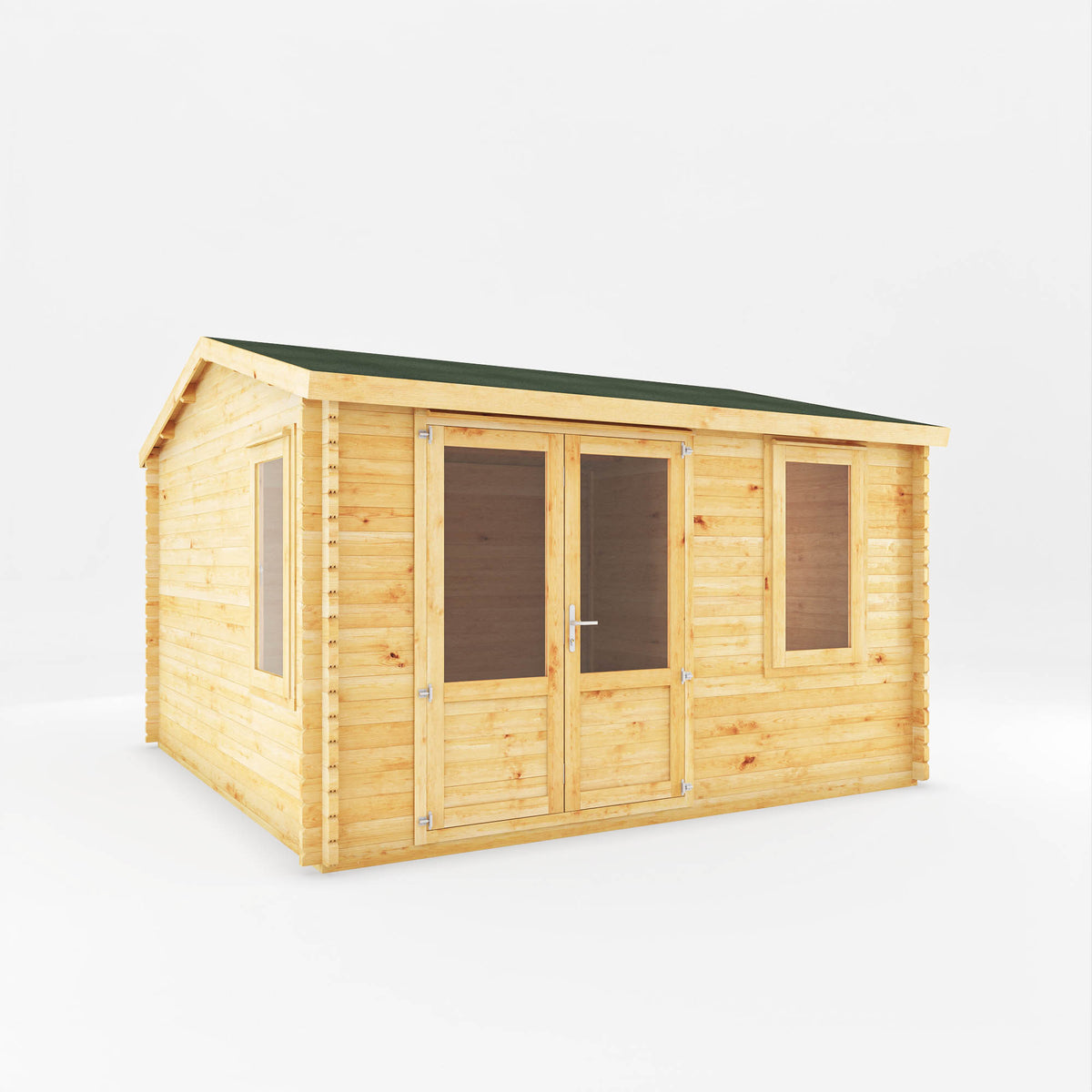 Refurbished 4m x 4m 34mm Robin Log Cabin