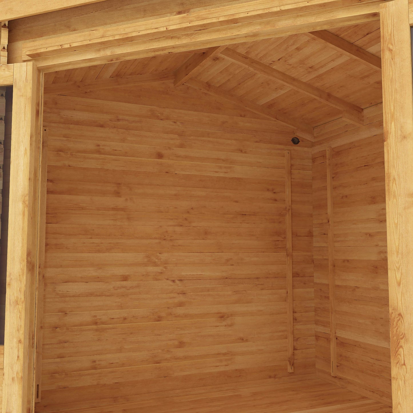 The Goldcrest 3m x 3m Corner Log Cabin